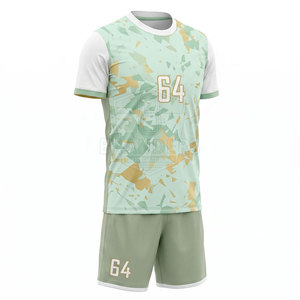 Modern Team Soccer Uniform Lightweight Sweat Wicking Design Perfect For High Energy Training And <b>Game</b> Use - Product Image 2