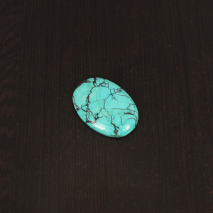 Turquesa Americana Blanca Natural, Gema de 29.3 Quilates, Cabujón Ovalado de 32x22mm para Joyería - Product Image 3