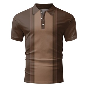 Camisa de manga corta para hombre, 100% algodón tejido, antiarrugas, con bordado o estampado personalizado, OEM, venta al por mayor, informal, estilo urbano, tipo polo. - Product Image 1