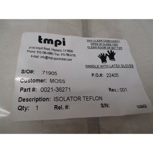 AMAT 0021-36271 อุปกรณ์แยกสัญญาณ, เทฟลอน, Prod X 327560 - อุปกรณ์และอะไหล่เซมิคอนดักเตอร์ระดับโลกที่เชื่อถือได้ - Product Image 4