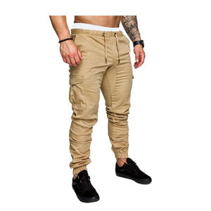 <b>Men</b> Track Pants Premium Regular Fit Elastic Waist <b>Drawstring</b> Straight Leg Casual Sportswear <b>Trousers</b> with Side Pockets for Gym - Product Image 3