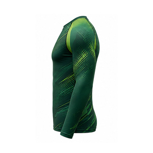 T-shirt de compression pour hommes, personnalisé, séchage rapide, respirant, extensible, pour entraînement sportif, vente en gros, vêtements de sport UE/US - Product Image 4