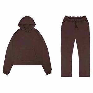 Sudaderas y pantalones casuales personalizados de estilo urbano, conjuntos deportivos holgados de gran tamaño. - Product Image 3