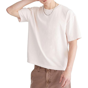 Camisetas de Hombre de Corte Regular, Fabricadas en Pakistán, Ecológicas, con Logotipo Frontal Personalizable, de Algodón/Poliéster, al por Mayor - Product Image 1