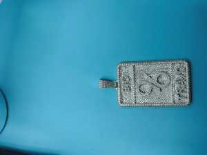 Pendentif Lettre Personnalisée en Argent 925 Plaqué Or 18K avec Moissanite Certifiée Ronde de Luxe, Bijou de Mode Hip Hop - Product Image 2