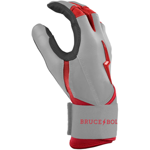 Guantes de Bateo Bruce Bolt de Cuero Cabretta de Primera Calidad, Diseño de Puño Largo 100% de Calidad - Product Image 3