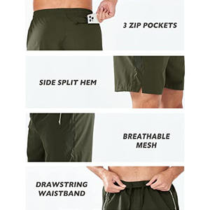 กางเกงขาสั้นลำลองเอวกลางคุณภาพสูงสำหรับผู้ชาย ผ้าฝ้ายถักลายเรียบสไตล์วินเทจ ประดับคริสตัลเต็มตัว ดีไซน์เรียบหรู - Product Image 3