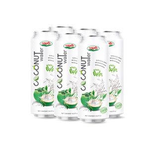 Agua de Coco Pura con Pulpa, Lata de 500 ml, Bebida Natural Hidratante, Fabricante OEM, Bebida Lista para Beber, Exportación a Granel - Product Image 3