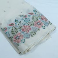 Tissu brodé SQ, tissu brodé perlé, tissu brodé en maille, tissu pour abaya, tissu fantaisie, fabrication de vêtements, commerce de gros