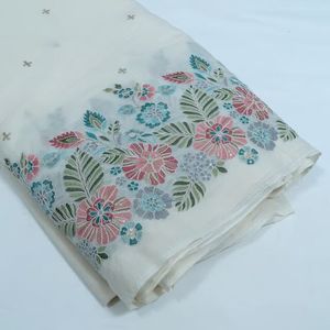 Tissu de luxe brodé de sequins lourds, motif vague, en maille dentelle, pour robe de mariée, de soirée, de couture et de mode. - Product Image 4