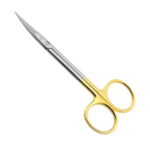 กรรไกรผ่าตัดแบบแมนนวลขนาด 11.5 ซม. ใบมีดตรงและโค้ง  วัสดุทังสเตนคาร์ไบด์  ปลายแหลมคม  ผลิตจากเหล็กพาสซิเวเต็ด - Product Image 3