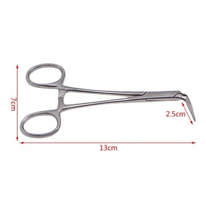 Pince chirurgicale Ametrine AS-786 en acier inoxydable, 150 mm, à mâchoires dentées, manche ovale, autoclavable, pour instruments orthopédiques - Product Image 4