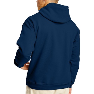 100% coton lourd basique coton mélangé brodé pull à capuche pour hommes impression personnalisée surdimensionné sweats unis - Product Image 6