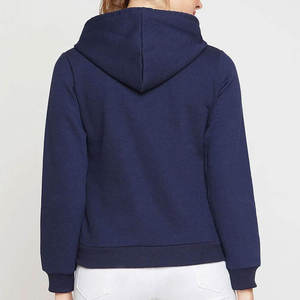 Sweat à capuche zippé pour femme, jaune marine, en polaire douce, décontracté, pour usage quotidien, veste tendance hiver, personnalisable à l'avant - Product Image 4