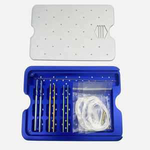 Juego de tornillos de anclaje de sutura ortopédica reutilizables de titanio, instrumentos quirúrgicos para uso veterinario en perros y gatos - Product Image 1