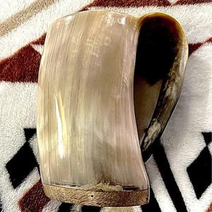 Verre à shot court en corne naturelle de style Viking, de qualité supérieure, pour whisky et spiritueux, vaisselle artisanale, cadeau, vente en gros, exportation Inde - Product Image 5