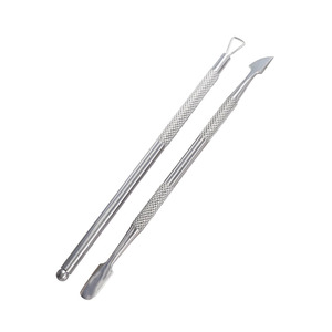 Pousse-cuticules double embout en acier inoxydable de haute qualité, réutilisable - Product Image 6