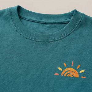 Camiseta de Manga Corta Personalizada de Satén de Poliéster Regular para Mujer, Impresión Ecológica en Serigrafía, Logotipo DTF, Marcas Urbanas Personalizadas - Product Image 4