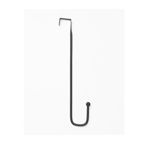 Porte-objets mural multifonction en métal avec crochets robustes – Organisateur de rangement efficace pour petits espaces domestiques - Product Image 1
