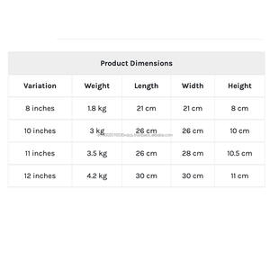 Kadai en fonte écologique fait à la main, vente en gros, prêt pour l'induction et le gaz, moderne, avec poignée, pour la maison et les restaurants - Product Image 3