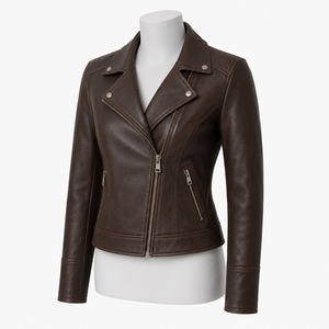 <b>Top</b> Selling Women <b>Leather</b> Jacket Breathable Eco-Friendly Stylish Design Comfortable Fit Quality Fashion Outerwear Casual Daily - Product Image 4