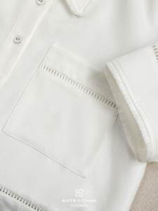 Camisa Corta de Lino para Mujer VENTA Vietnam VIVI KA Lino / Algodón Cuello Clásico Corte Automatizado - Product Image 2