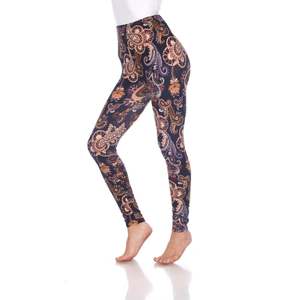 Leggings pour femmes en coton imprimé avec logo OEM personnalisé, taille mi-haute élastique, anti-plis, décontractés, mode estivale urbaine - Product Image 5