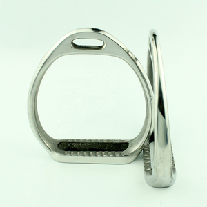 Estribos de Acero Inoxidable Antideslizantes para Montar a Caballo, Ligeros y Seguros para Niños y Adultos, Deportes QNQ Industrie - Product Image 5