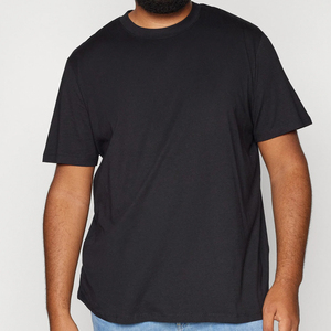 Men's <b>Navy</b> <b>Blue</b> Plain Cotton T-<b>Shirt</b> Short Sleeve O-Neck Regular Fit Casual Jersey Knit Solid Color - Product Image 6