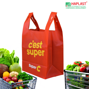 2025 Impresión de logotipo personalizado Bolsas de compras reutilizables ecológicas Capacidad duradera PP reciclado no tejido de Vietnam - Product Image 4