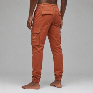 Pantalon cargo décontracté pour homme, séchage rapide, respirant, rangement fonctionnel, mouvements confortables, tissu robuste pour le travail en extérieur et le quotidien - Product Image 5
