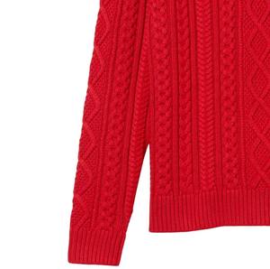 Suéter de Punto para Hombre, 100% Algodón, Cuello Redondo, Tejido de Canalé, Invierno, Logotipo Personalizado en la Parte Delantera, Personalizable, Antipilling, Secado Rápido - Product Image 4