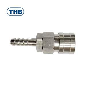 Raccord rapide pneumatique en acier inoxydable THB haute pression à déconnexion rapide pour compresseur d'air Modèle S14 SM SH SP SF - Product Image 4