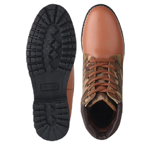 Heritage Tan – bottes décontractées à lacets pour hommes, chaussures confortables à la cheville pour les voyages, la marche en plein air et les aventures du week-end - Product Image 3