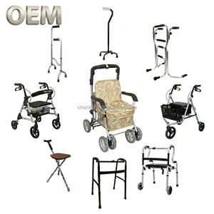 OEM Taiwan Push Sit-On Wheel <b>Rollator</b>-Lightweight Waterproof Comfortable Class I Rehabilitation Therapy Supplies for Elderly - Product Image 1