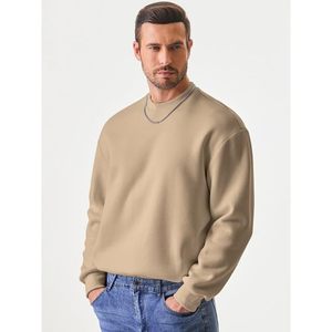 2025 hombres Casual algodón cordón sudaderas con capucha y cuello redondo chaquetas al aire libre - Product Image 2