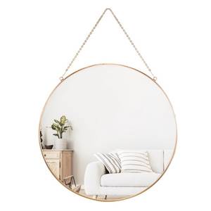 Round Shape Hanging Wall <b>Mirror</b> with Metal Border Wall Hanging <b>Mirror</b> | Decorative Golden Border Customized <b>Mirror</b> With Chain - Product Image 6