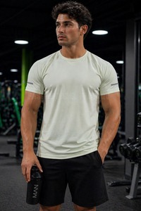 T-shirts à manches courtes 100% coton pur, coupe épaules tombantes, effet délavé, pour hommes, meilleure qualité, nouveau, anti-plis, logo personnalisé - Product Image 6