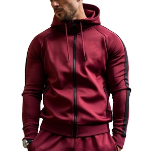 Chándal de moda ajustado de alta calidad para hombre, diseño personalizado, Top de bloque de color de dos tonos, último chándal de temporada de invierno - Product Image 5