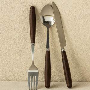 Juego de Cubiertos Desechables de Acero Inoxidable, Cuchara, Tenedor y Cuchillo Ecológicos para Cafetería, Restaurante, Fiestas, Aptos para Lavavajillas, Duraderos - Product Image 5