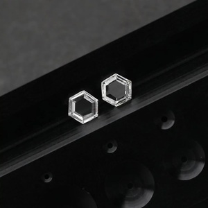 Diamants de laboratoire taille brillant hexagonale R&K GEMS HK56, fabricant direct, HPHT poli, couleur DEF, clarté VVS, vente en gros en vrac - Product Image 1
