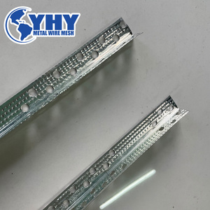 Perle <span class=keywords><strong>d</strong></span>'<span class=keywords><strong>angle</strong></span> en métal avec protection <span class=keywords><strong>d</strong></span>'<span class=keywords><strong>angle</strong></span> supérieure et adhérence de boue - Product Image 3