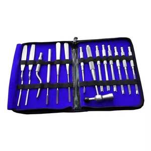 14-Pcs Premium Stainless Steel Rhinoplasty Surgical Instrument <b>Set</b> Manual Nasal Surgery Tools CE Approved Reusable Autoclavable - Product Image 1