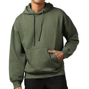 Sweat-shirts décontractés pour hommes, fabriqués en usine OEM, surdimensionnés, avec logo personnalisé imprimé en relief, pour hommes, sweat-shirts chauffants - Product Image 1