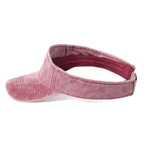 Casquette de sport d'été unie pour adultes en denim respirant avec visière pare-soleil pour la course à pied - Product Image 6
