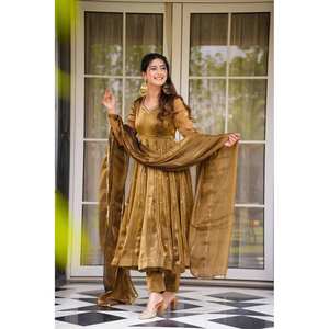 Vestido XL Party Wear Anarkali con Peent y Dupatta Elegante y elegante para ocasiones especiales - Product Image 4