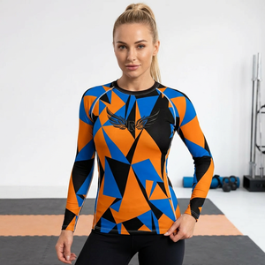 T-shirts Rash Guard MMA à manches longues personnalisables, respirants et écologiques pour hommes, Kimono Jiu Jitsu, Shorts Muay Thai, BJJ (Lot de 4 pièces) - Product Image 1