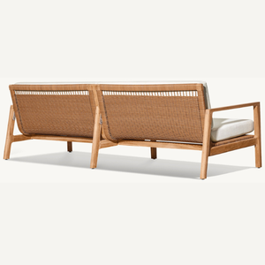 Sofá para dos personas. Un toque tranquilo para un interior elegante, adecuado para la terraza de la casa o en un jardín espacioso. - Product Image 4