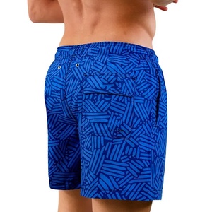 Best Quality Men Shorts Summer Printed Beach-Wear Sweatpants 2-In-1 Double-<b>Layer</b> Cropped Pants Shorts With Pockets - Product Image 6
