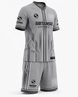 Maillots de football personnalisés de haute qualité 100% polyester, sublimation, uniformes d'équipe, maillot de club, ensemble unisexe à manches courtes